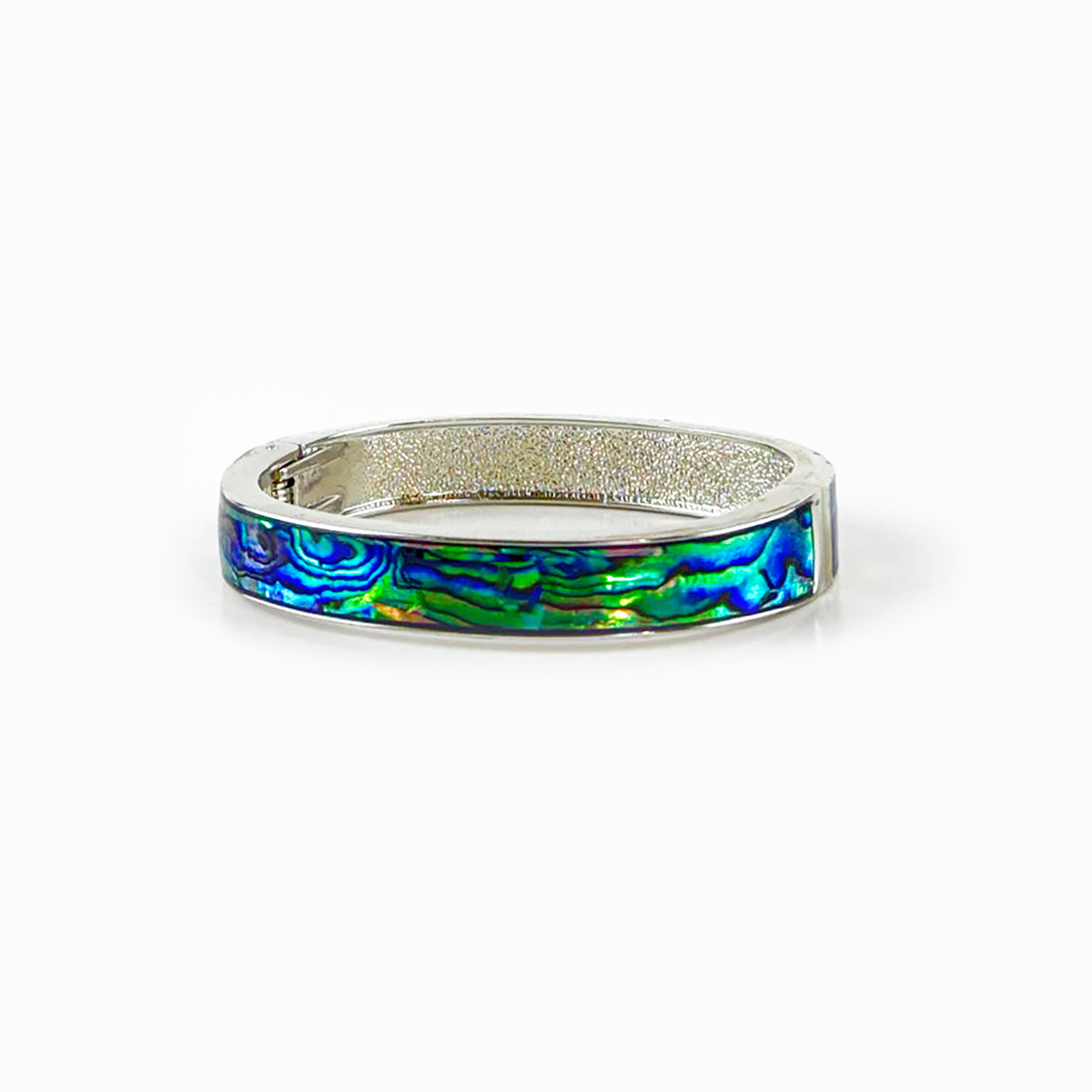 New Zealand Paua Magnetic Hinged Bangle