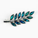 Gorgeous NZ Paua and Silver Fern Brooch