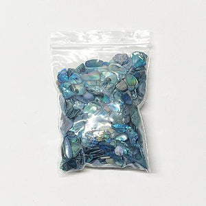 60g Pack of Small Tumbled Paua Pieces - ShopNZ