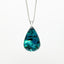 Elegant NZ Paua Shell Teardrop Necklace