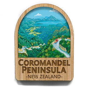 Coromandel Peninsula NZ Fridge Magnet