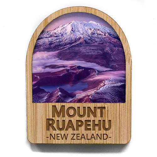 Mount Ruapehu NZ Fridge Magnet