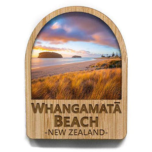 Whangamata Beach NZ Fridge Magnet