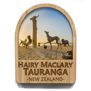 Hairy Maclary Tauranga Monument Fridge Magnet