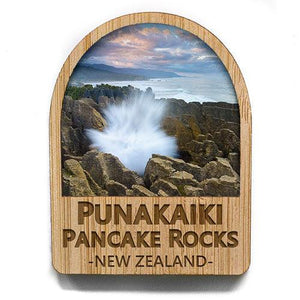 NZ Punakaiki Pancake Rocks Fridge Magnet