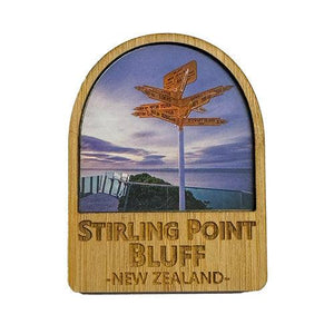 Stirling Point Bluff NZ Fridge Magnet