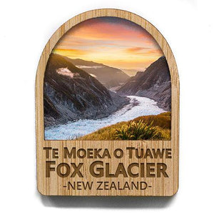 Fox Glacier NZ Fridge Magnet