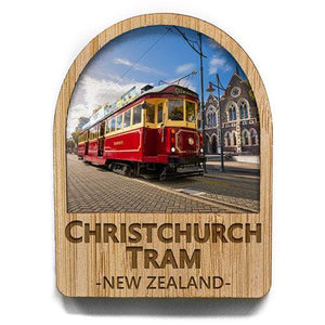 Christchurch Tram Fridge Magnet - ShopNZ