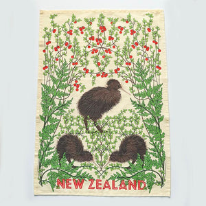 Lovely NZ Kiwi Bird Tea Towel