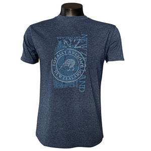 Souvenir Mens NZ Kiwi Totally Awesome T-shirt - ShopNZ