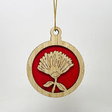 Bamboo NZ Pohutukawa Flower Christmas Ornament - ShopNZ