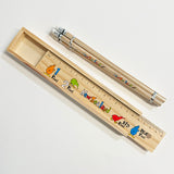 Dr Seuss Style Kiwi Bird Kids Pencil Case Set