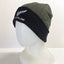 Olive Green and Black NZ Silver Fern Beanie Hat