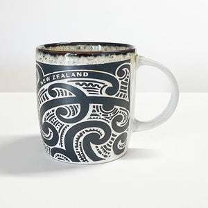 Maori Tattoo Design Stoneware Mug - ShopNZ