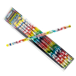 Pack of 6 NZ Souvenir Pencils with Eraser
