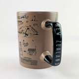 Stylish Brown NZ Souvenir 13oz Big Mug