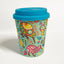 Pretty Paisley Kiwi Bamboo Coffee Cup