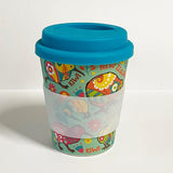 Pretty Paisley Kiwi Bamboo Coffee Cup - ShopNZ