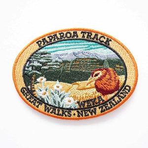 Paparoa Track Great Walk and Weka Iron On Patch - ShopNZ