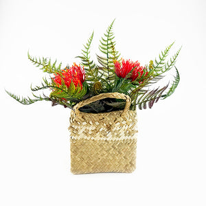NZ Pohutukawa and Fern Table Decoration