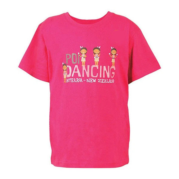 Hot Pink Girls Poi Dancing T-shirt