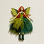 2019 NZ Pounamu Greenstone Fairy Doll