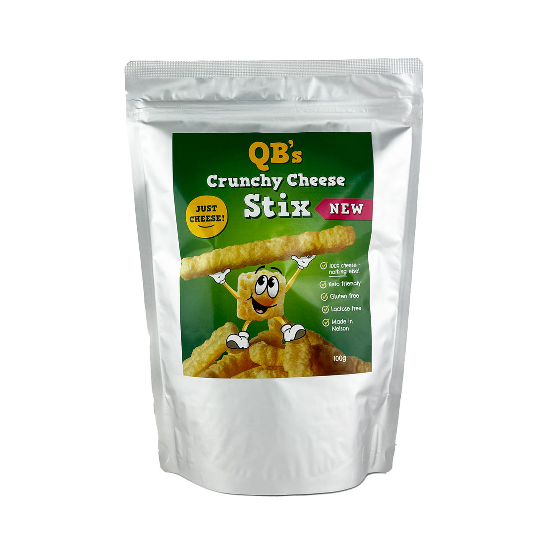 QBs Crunchy Cheese Stix - Amazing NZ Keto Snack
