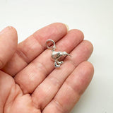 Sterling Silver Kiwi Rugby Player Charm - ShopNZ