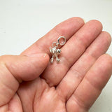 Sterling Silver Kiwi Rugby Player Charm - ShopNZ