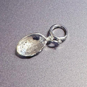 NZ Sterling Silver Paua Shell Charm - ShopNZ