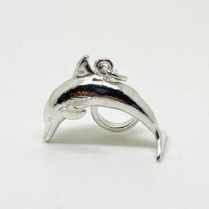 Sterling Silver NZ Dolphin Charm - ShopNZ