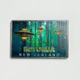 Rotorua NZ Treewalks Redwoods Forest Fridge Magnet