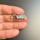 Sterling Silver Steam Locomotive Charm - ShopNZ