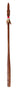 Full Size Maori Taiaha with Carved Shaft and Head