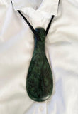 20cm Genuine NZ Greenstone Mere Ornament or Necklace