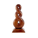 Large 43cm Maori Pikorua Twist Trophy or Ornament