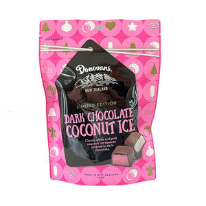 Donovans NZ Dark Chocolate Coconut Ice - ShopNZ