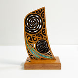 Maori Waka Canoe Stern Leadership Trophy