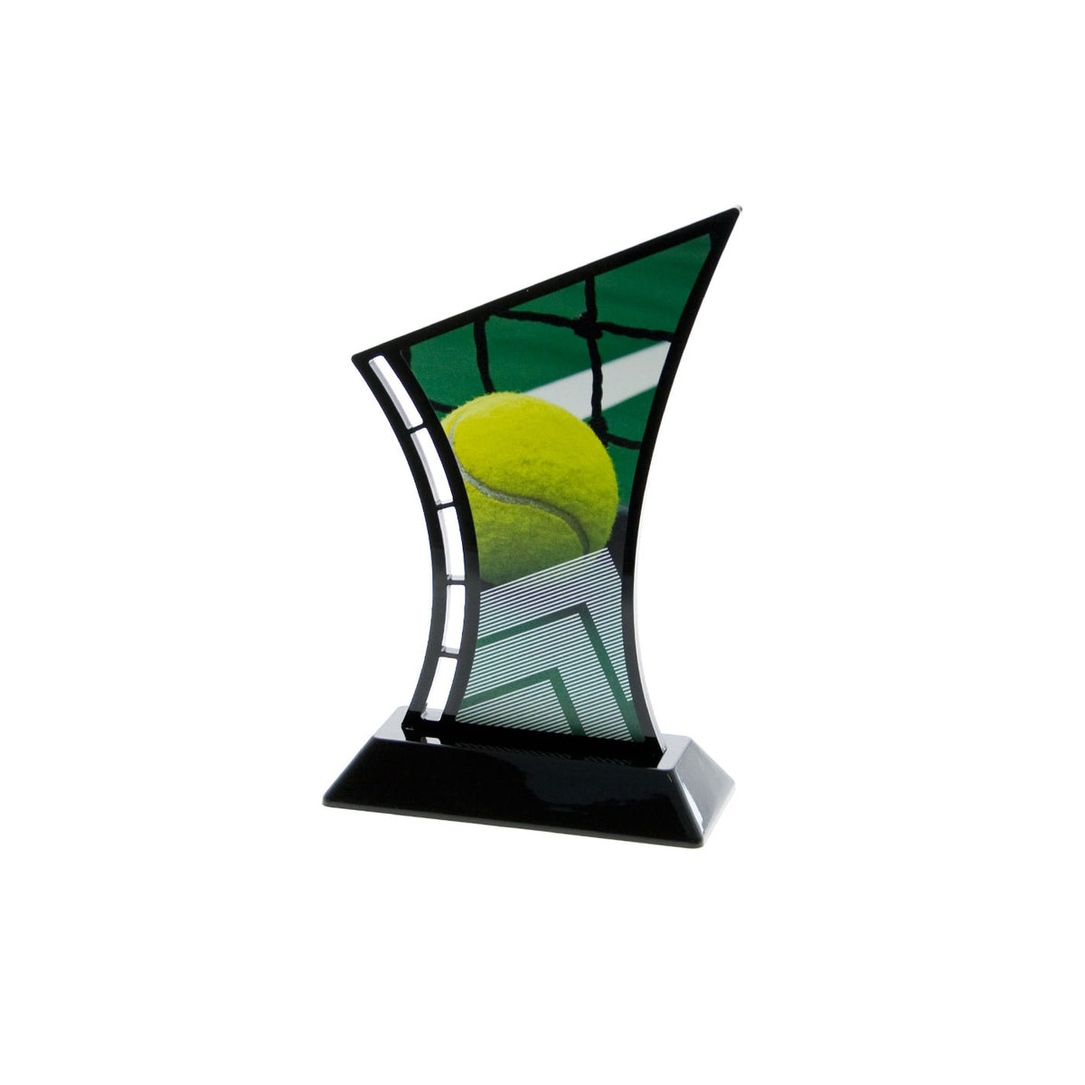 Black Acrylic Tennis Sports Award Trophy