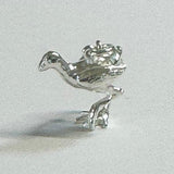 Sterling Silver Takahe Charm - ShopNZ