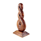 Large 43cm Maori Pikorua Twist Trophy or Ornament