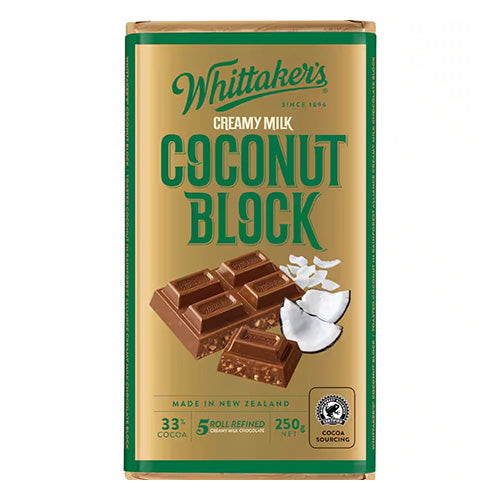 Whittakers Coconut Chocolate Block