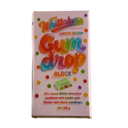 Whittakers Limited Edition Gumdrop White Chocolate Block