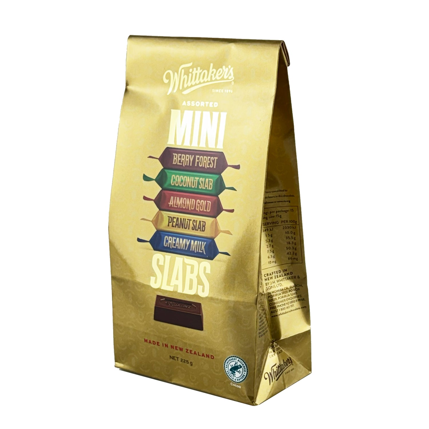 Whittakers Assorted Mini Slabs Chocolate Pack
