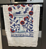 NZ Tui Fantail and Pohutukawa Tea Towel