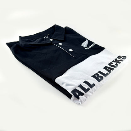All Blacks Classic Rugby Long Sleeve Polo Shirt - ShopNZ