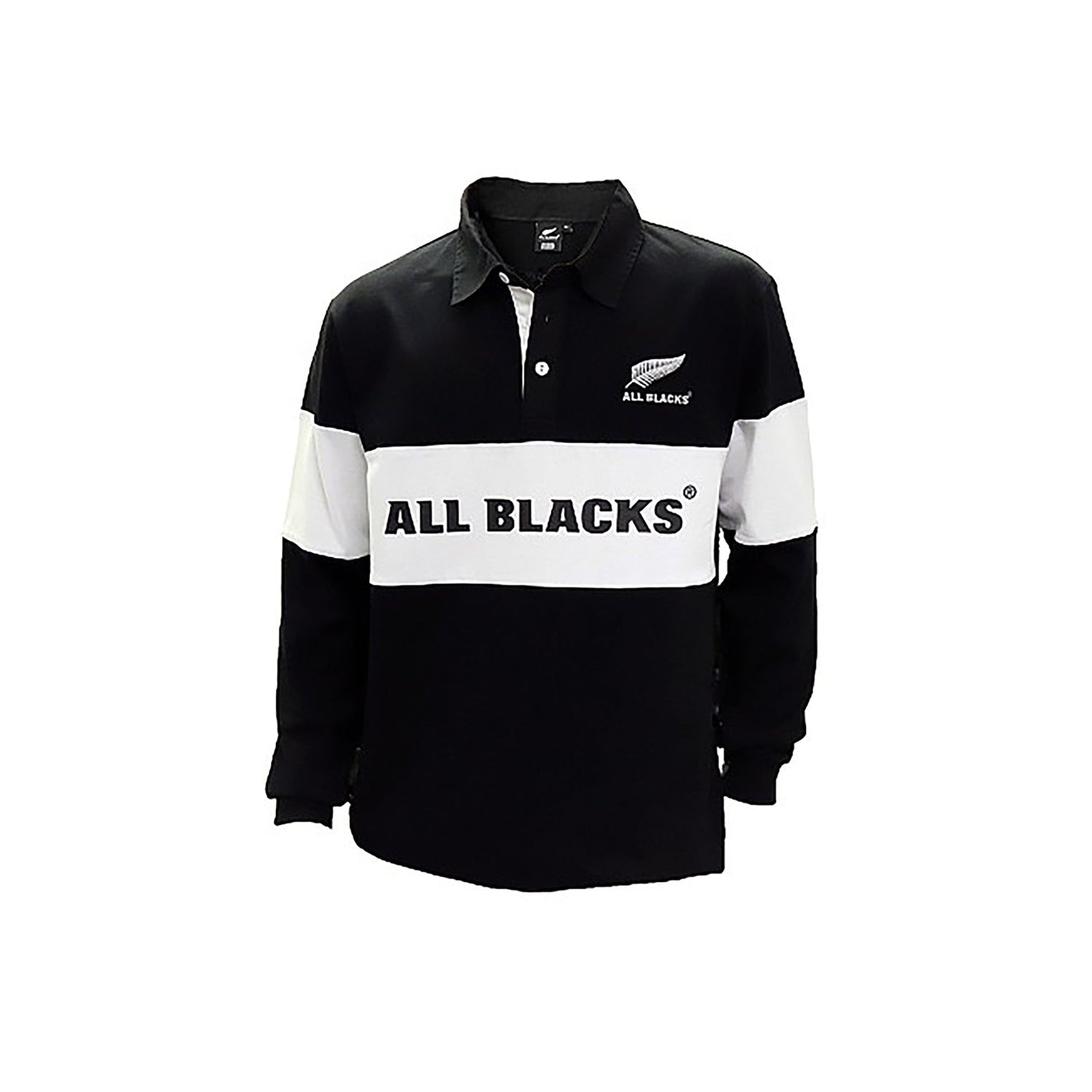 All Blacks Classic Rugby Long Sleeve Polo Shirt - ShopNZ