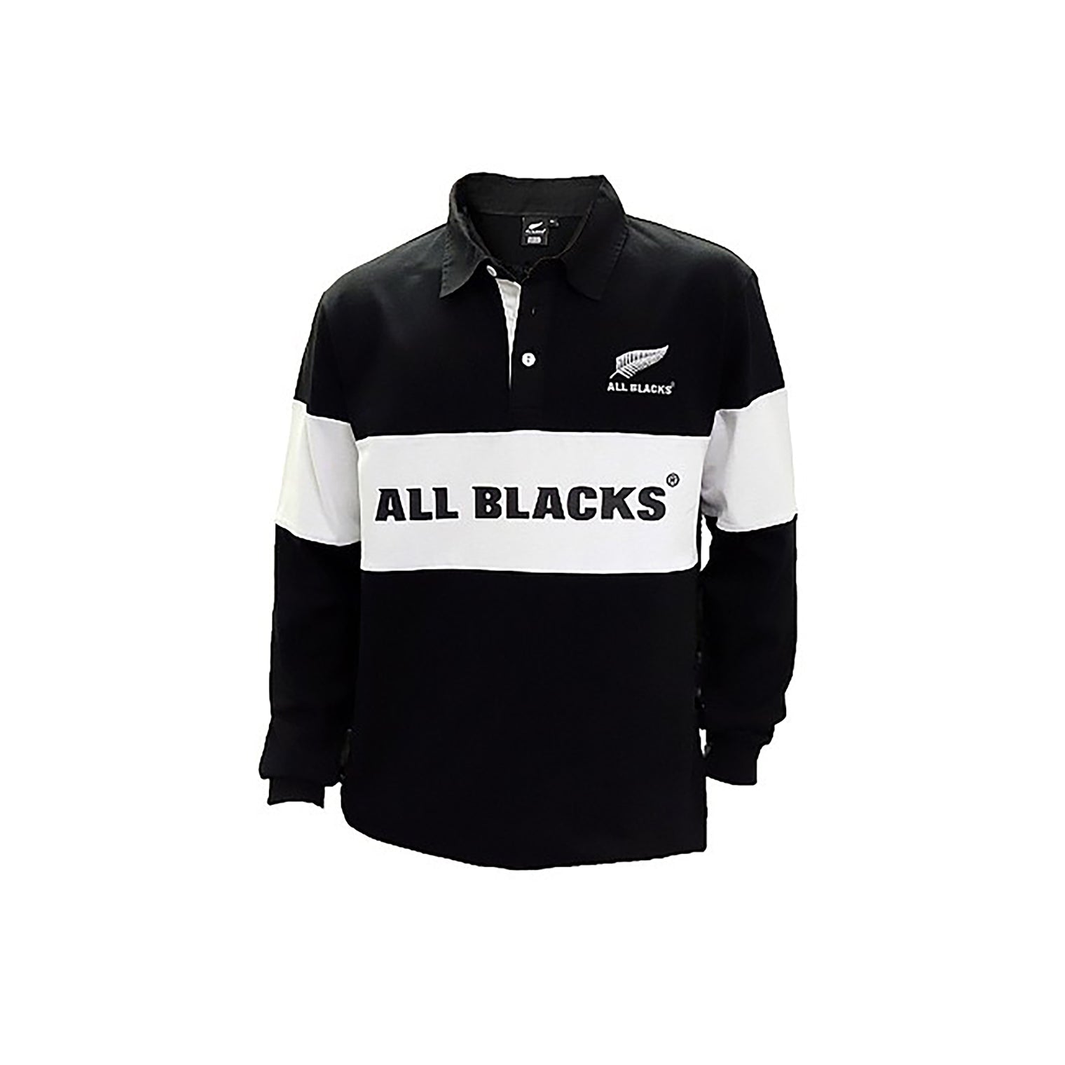 All Blacks Classic Rugby Long Sleeve Polo Shirt - ShopNZ