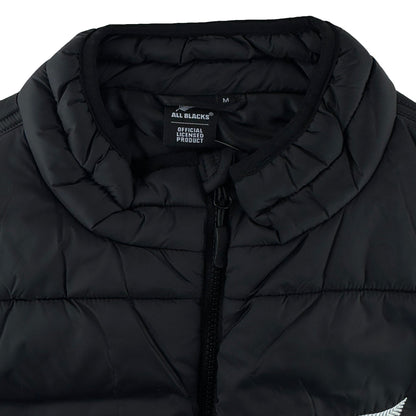 All Blacks Rugby Adult Puffer Vest Gilet sizes Small to 2XL - ShopNZ