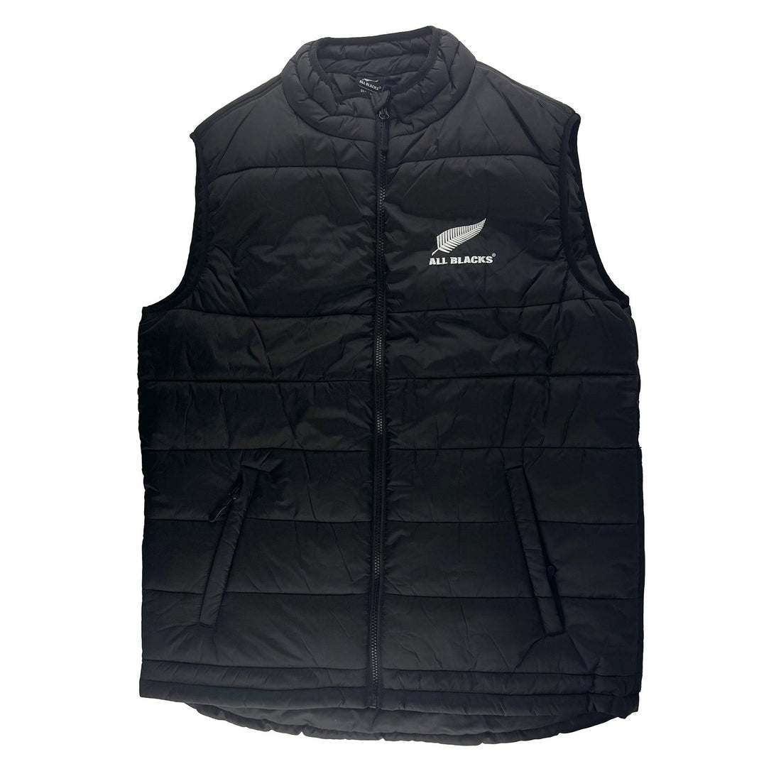 All Blacks Rugby Adult Puffer Vest Gilet sizes Small to 2XL - ShopNZ